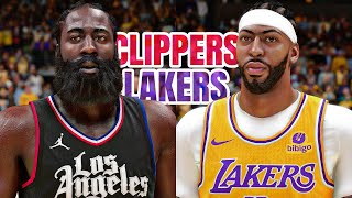 CLIPPERS vs LAKERS - BATTLE of L.A. - NBA 2K24 (PS5)