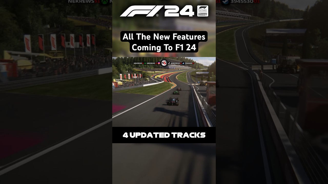 All The NEW Features Coming To The F1 24 Game | Shorts Edition 