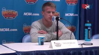 Taylor Walsh (Indiana) after making 2015 NCAA Finals at 165 pounds