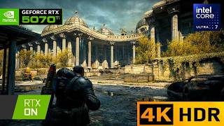 [4K HDR] GEARS OF WAR RELOADED | 16 MINUTES GAMEPLAY ON PC | ULTRA GRAPHICS SETTINGS | RTX 5070 TI