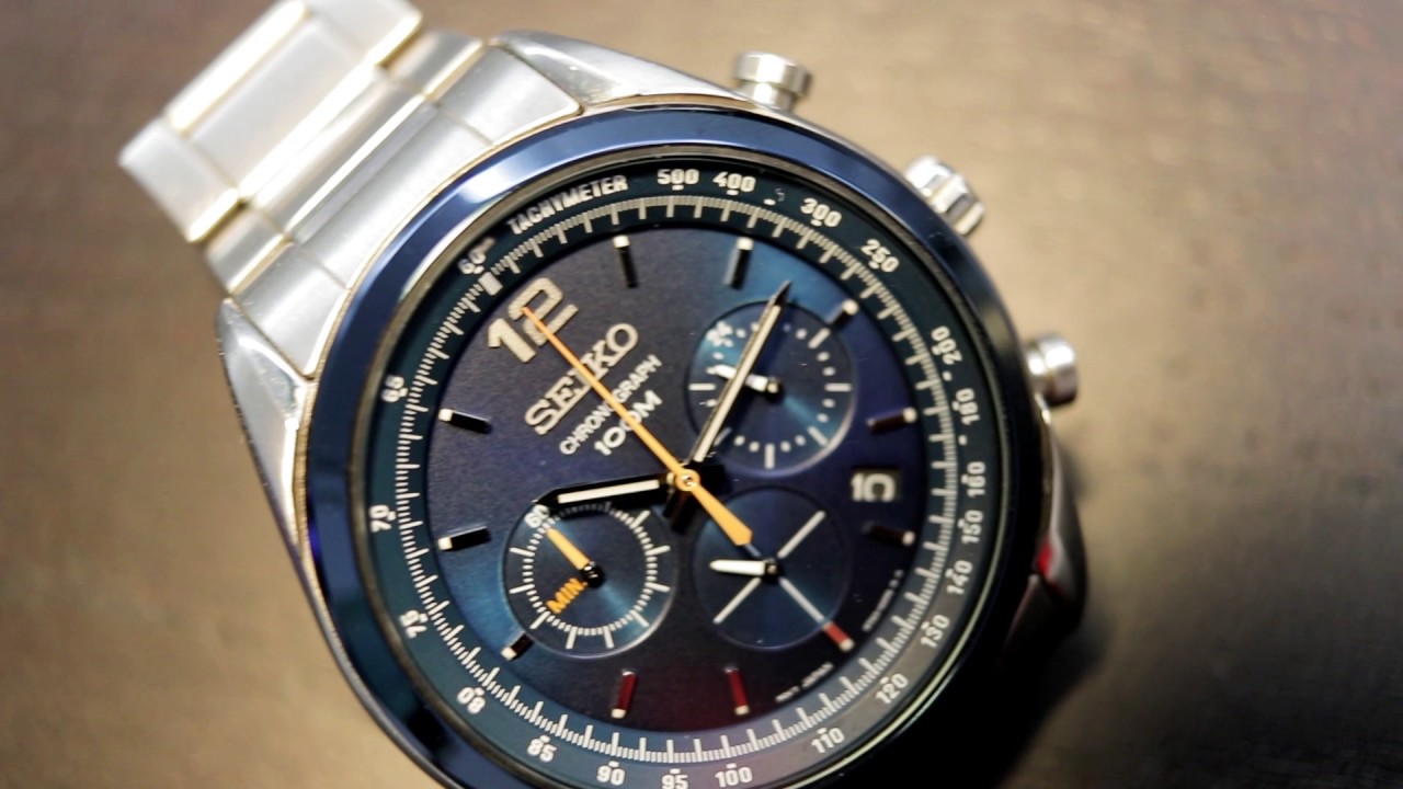 Seiko Chronograph 6T63 Canon80D - YouTube