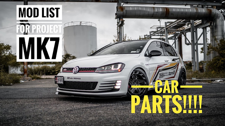 All Modifications Done to My VW MK7 GTI