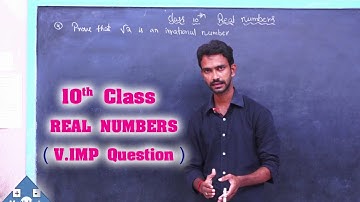 10th Class : REAL NUMBERS : V. IMP Question