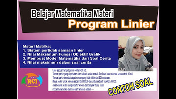 Program Linear - Nilai Maksimum - Soal Latihan dan Pembahasannya - Matematika Kelas 11