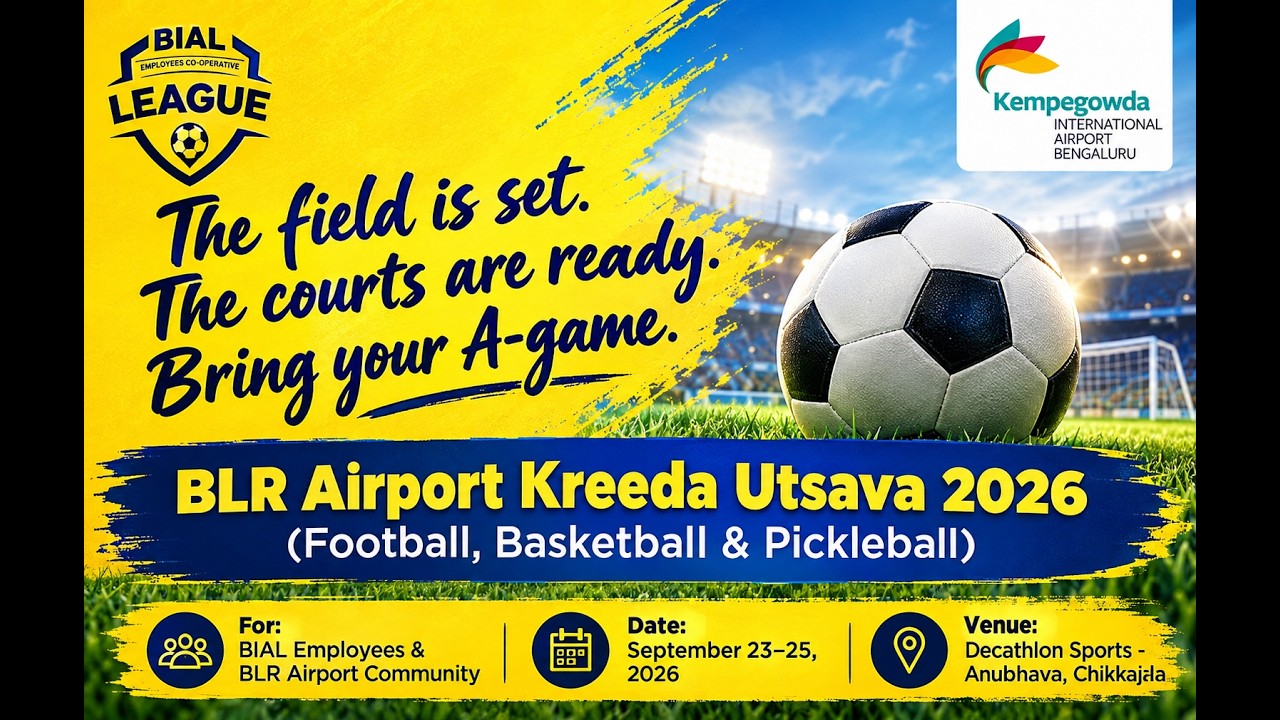 DAY 3 FOOTBALL BLR AIRPORT KREEDA UTSAVA 2026 DAY 3