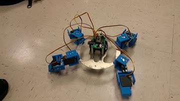 Clarence Rodgers’s 3D-Printed, Walking Spider Bot -- George School 2016 Robotics Final