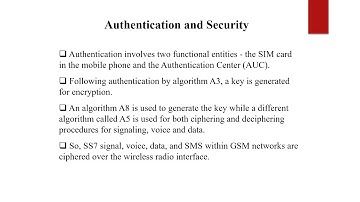 MCO- Mobile Computing- BE CSE- Authentication and Security