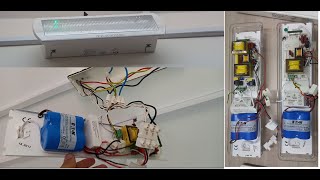 Emergency Light Wiring with Addressable Module, Battery, Charging Circuit & Control Panel CBU System