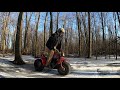 Trikes on frozen trails