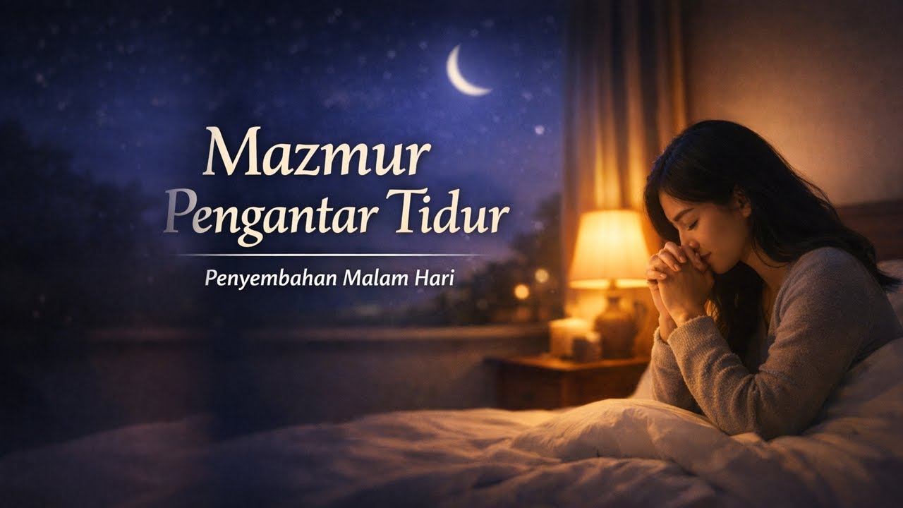 Sebelum Tidur, Dengarkan Lagu Rohani Ini | Penyembahan Malam yang Menenangkan
