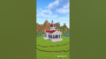 Roman Temple Timelapse | Minecraft #minecraft #minecraftshorts #minecrafttutorial #short #tutorial