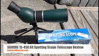 SGODDE 15-45X 60 Spotting Scope Telescope Review screenshot 4