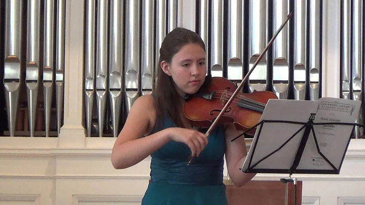 Alison Viola Recital June 2015