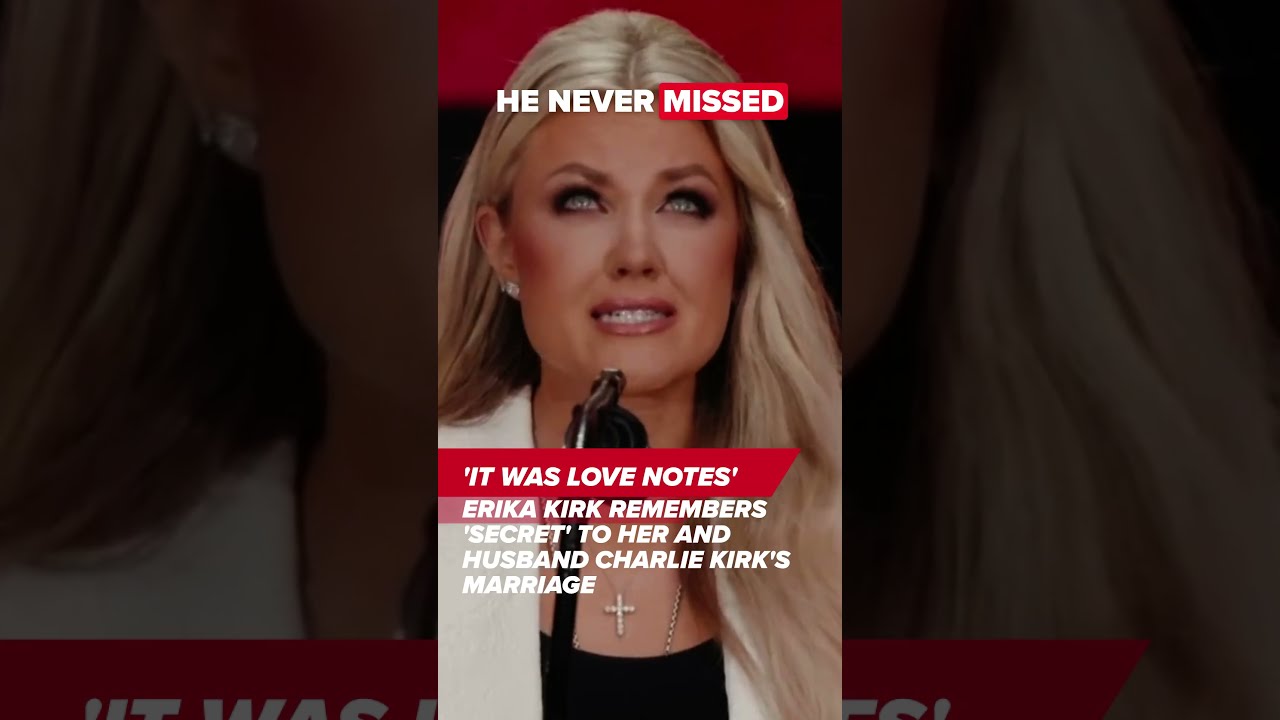 Erika Kirk Remembers Husband Charlie S Love Notes