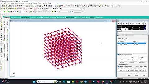 G+5 ML Building Beams and Columns assigning  Fixed Support Assigning staad Tutorial