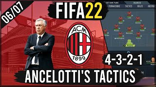 Recreate Carlo Ancelotti's AC Milan Christmas Tree Tactics in FIFA 22 | Custom Tactics Explained