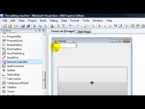 Visual Basics Tutorial: The Adding Machine, Episode 1