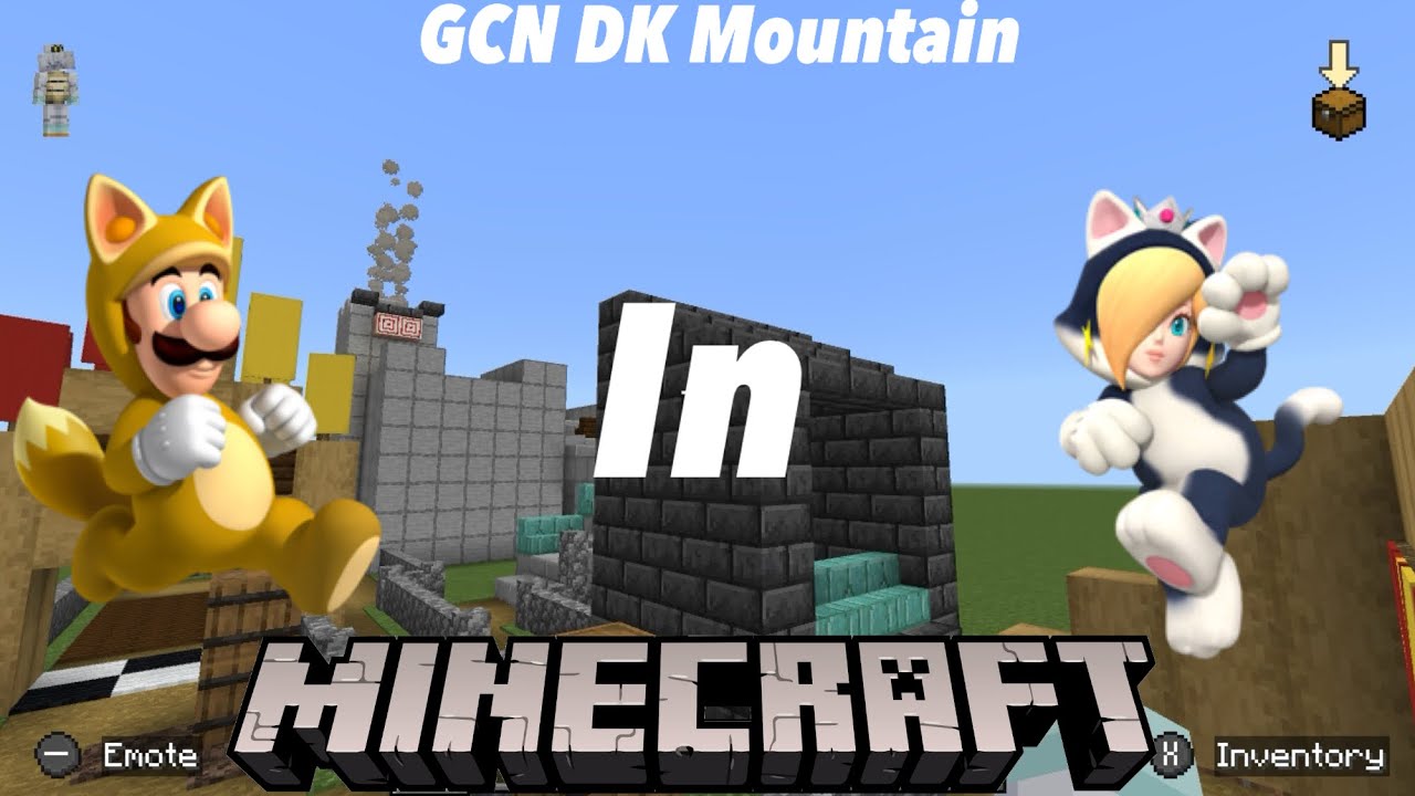 GCN DK Mountain In Minecraft (2 Years of Minecraft Building!) - YouTube
