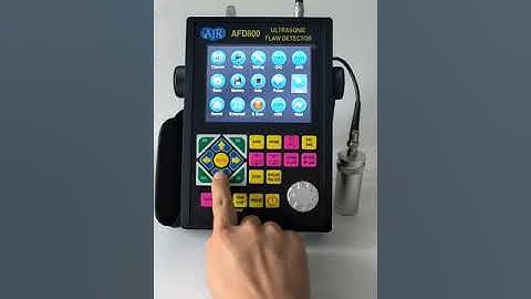 AFD800 Ultrasonic Flaw Detector Introduction Video