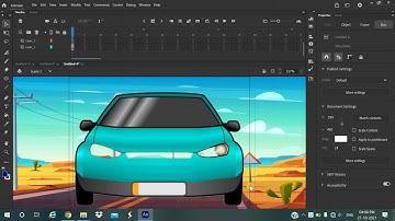Car & Airplane Animation In Animate cc