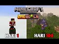 100 HARI MINECRAFT ONEBLOCK HARDCORE