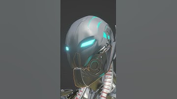 Ultron Sentry Bust Progress Update 3 on Blender #ultron #blender #avengers