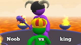 Noob vs king in giant rush । Gameplay। How to win with the king। screenshot 3