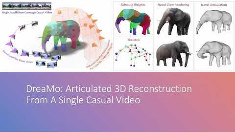 DreaMo: Articulated 3D Reconstruction From A Single Casual Video