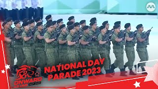 Parade contingents march in | National Day 2023 | NDP 2023