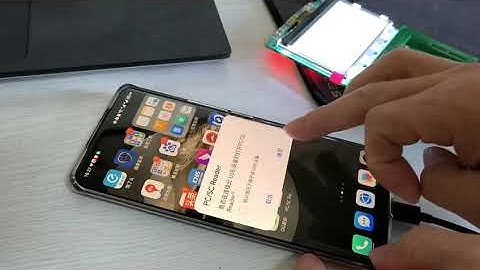 MIFARE NFC READER WRITER with USB Type C connector, it can be directly communicated with Android dev