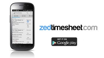 Zed Timesheet app for Android
