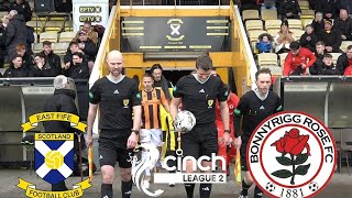 East Fife vs Bonnyrigg Rose | cinch L2 | Manager Interview 13/04/24