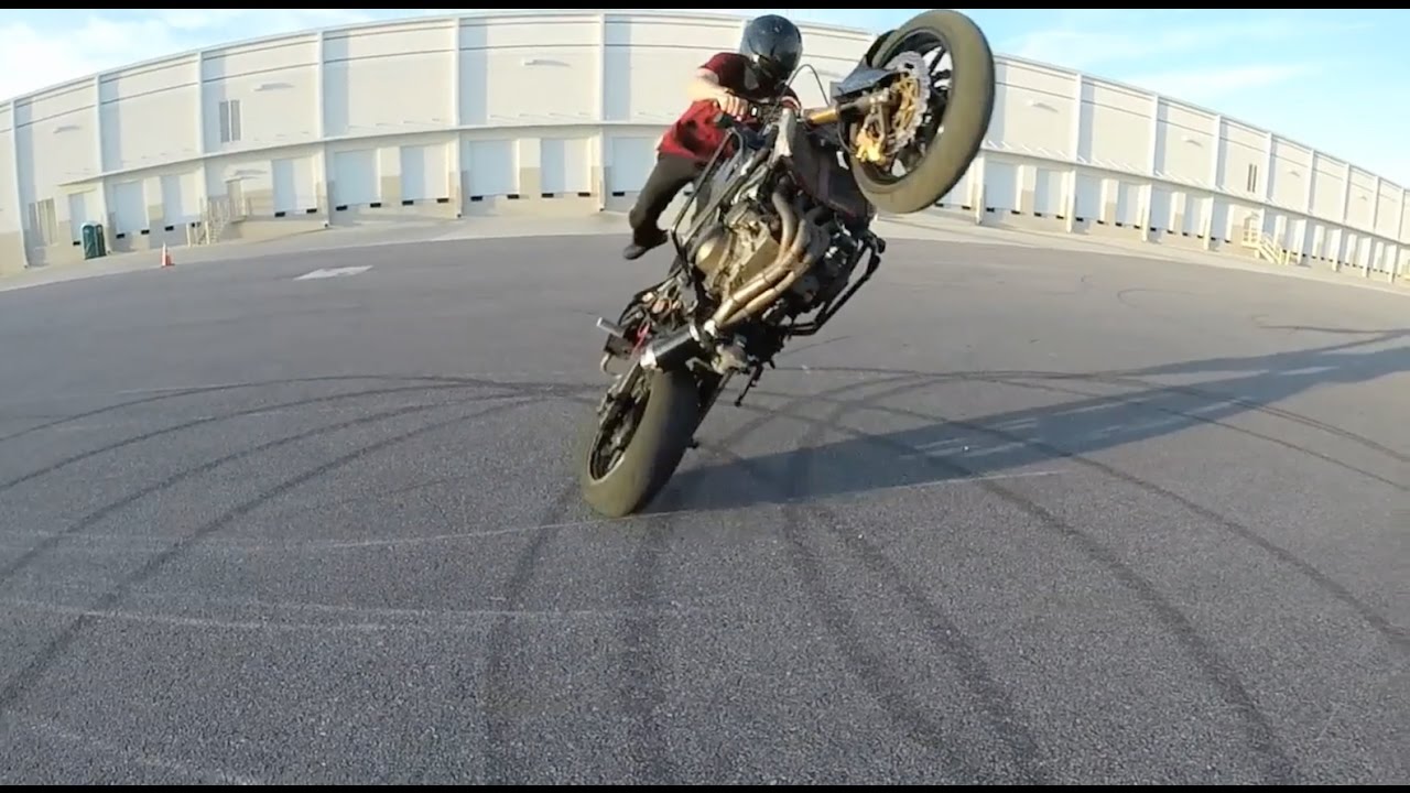 No Brakes Circle Wheelie Practice YouTube