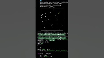 Collision avoidance GitHub #shorts #simulation #algorithm #programming #github #maths