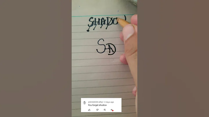 SHADOW name logo design #youtubeshorts #logodesign #viral plz need your one touch on subscribe 🙂