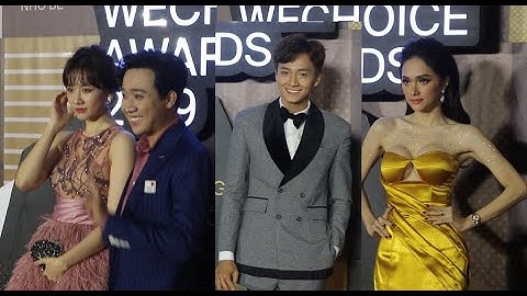 Dàn sao Việt xếp thành hàng dài chờ lên chụp thảm Đỏ Wechoice Awards 2019