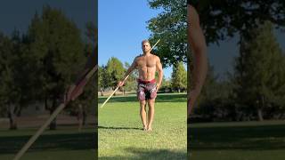 Chinese Wushu Style Staff Spinning #gunshu #wushu #bostaff #martialarts