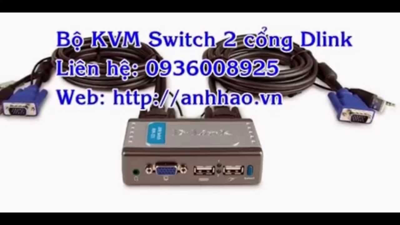 KVM switch 2 port, 4 port, 8 port cổng USB, PS/2. Phân phối trên toàn quốc