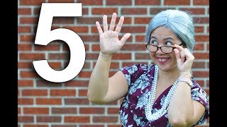 Counting by 5's - Grandma Lola counting by 5's song - Rapping Grandma - Dancing Grandma