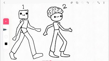 How to animate the easiest walking cycle Tutorial Flipaclip