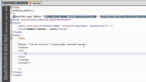 PHP Tutorial: Create a Member System in PHP | How to make a user login page for member system (1/3)