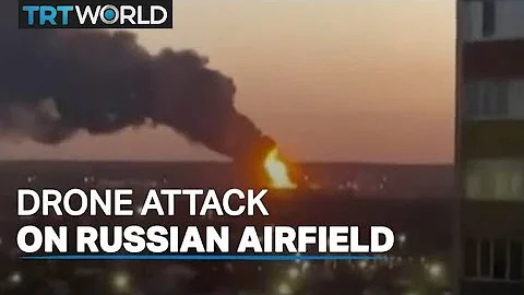 Moscow says Ukrainian drones struck two air bases in Russia