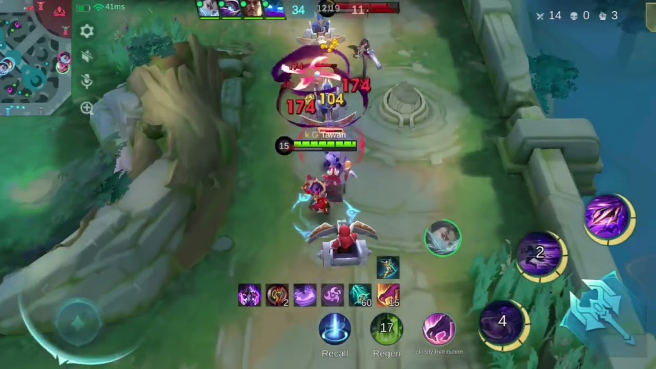 Best Dyrroth Hyper Gameplay | Classic Match Mobile Legend BB