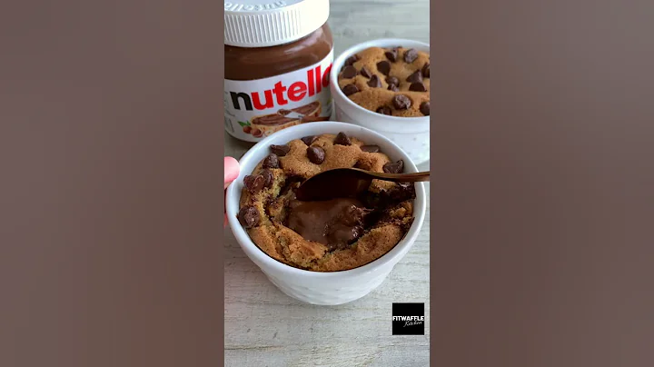 Nutella Cookie Dough Cups! Recipe #Shorts