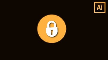 How to create a Lock Icon in Illustrator