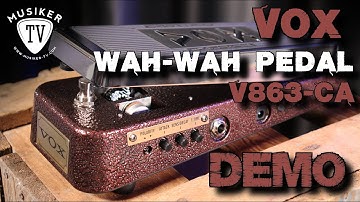 Vox Wah-Wah Pedal V863-CA - Demo