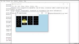 Python  Simple GUI calculator using Tkinter