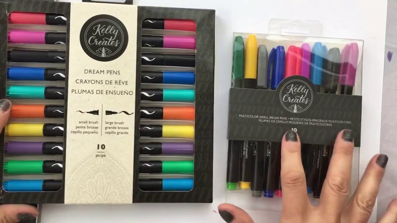 Demo & Review: NEW Kelly Creates Brush Pens