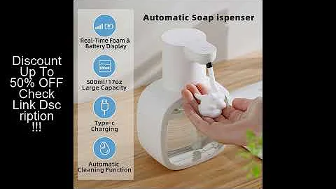 New Wall Mounted Automatic Soap Dispenser Foam Smart Hand Washing Machine 500ml Liquid Rechargeable