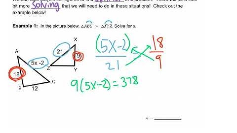 Finding Unknowns in Similar Figures